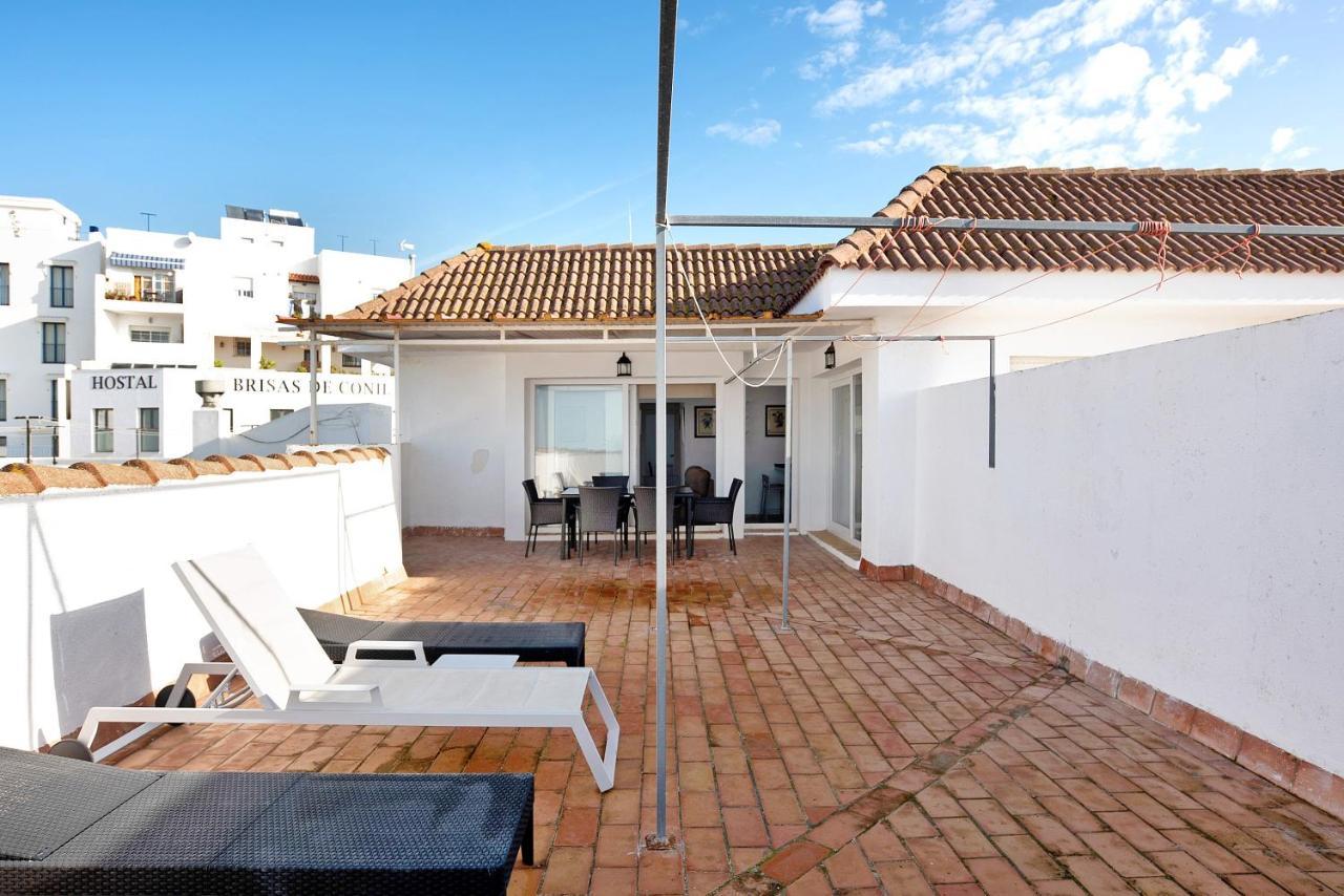 Atico Conil Vistas - Solo Familias Apartment Conil De La Frontera Luaran gambar